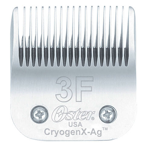 Tête de coupe tondeuse - système Clip - Oster CryogenX-Ag - N° 3F - 13mm