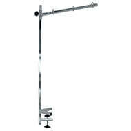 Single adjustable holding arm - 85x50cm - square 16 mm - max thichness 25mm