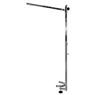Single adjustable holding arm - 100 x 50cm - square 20mm - max thickness 25mm