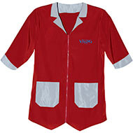 Grooming jacket - sleeves size 3/4 - red/grey
