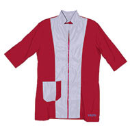 grooming jacket - sleeves size 3/4 - red/grey