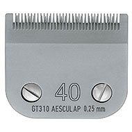 Tête de coupe tondeuse - système Clip - Aesculap Snap On GT310 - N° 40 - 0,25mm