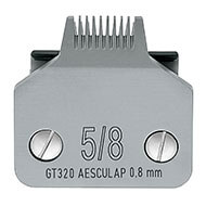 Tête de coupe tondeuse - système Clip - Aesculap Snap On GT320 - N° 5/8 - 0,8mm