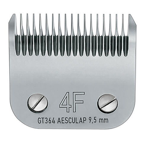 Tête de coupe tondeuse - système Clip - Aesculap Snap On GT364 - N° 4F - 9,5mm