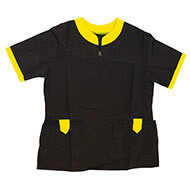Grooming suit Mixed with pockets Black / Yellow