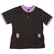 Grooming suit Mixed with pockets Black / Purple