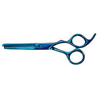 Grooming blending scissors XP380 - semi-professional - Optimum Blue Ray - 16 cm