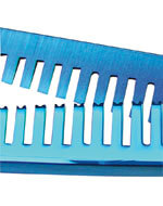 Grooming thinning scissors XP383 - semi-professional - Optimum Blue Ray - 17,5 cm