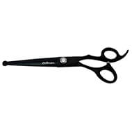 Grooming straight scissors XP812 - special sensitive area - Optimum Black Titanium - 16 cm