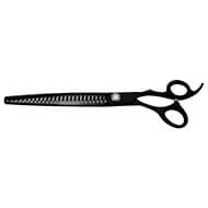 Grooming chunker scissors XP809 - professional - Optimum Black Titanium - 21,5 cm