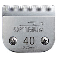 Tête de coupe tondeuse - système Clip - Optimum classic universel - N° 40 - 0,25mm