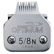 Tête de coupe tondeuse - système Clip - Optimum classic universel - N° 5/8 pattes et cousinnets- 0,8mm