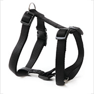 Dog harness - black nylon