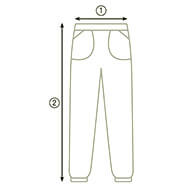 Schéma du choix des tailles de pantalons de toilettage