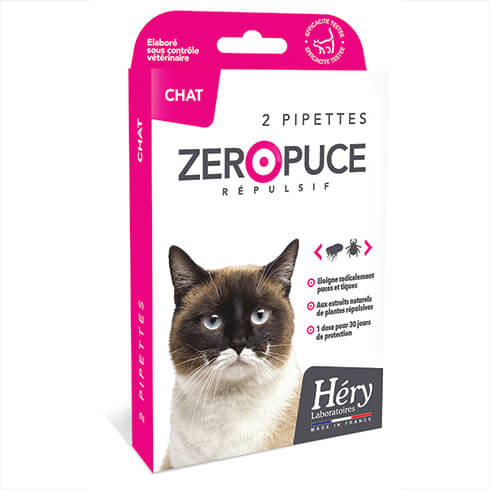 Cat pipet - Zero flea - Hery - 2ml x 2